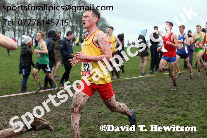Senior boys 2019 New Balance English Schools Cross Country Champs, Temple Newsam, Leeds. Photo:  David T. Hewitson/Sports for All Pics